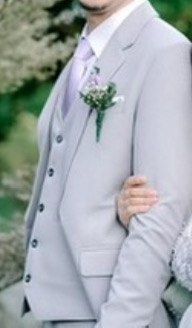 Custom made light gray three-piece suit (Category: Sets & Coordinates) located in Pasig City. Submitted by x119362 (Listing ID 1271805315, Image 2). Description: Hello Future Grooms! Selling my Custom made light gray three-piece suit. Negotiable! Waistcoat (vest) Jacket Trousers Custom suit by Bonnie’s Tailoring (top notch quality) https://www.spot.ph/shopping/shopping-peopleparties/110753/bonnie-s-tailoring-the-kamuning-market-shop-dressing-up-v