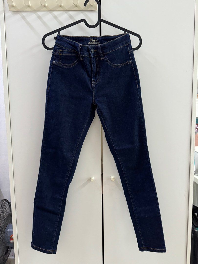 Dark Blue H&M Jegging  Jeggings, Dark blue, H&m jeans