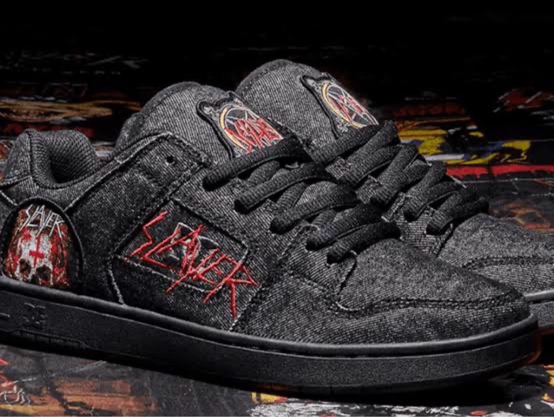 DC X Slayer Manteca Black Acid Mens Skate Shoes, Men