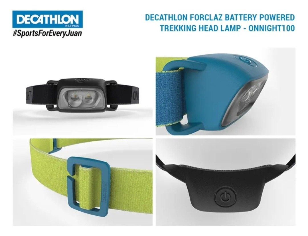 Decathlon Forclaz ONNIGHT 100 headlamp (80 lumens), Sports Equipment