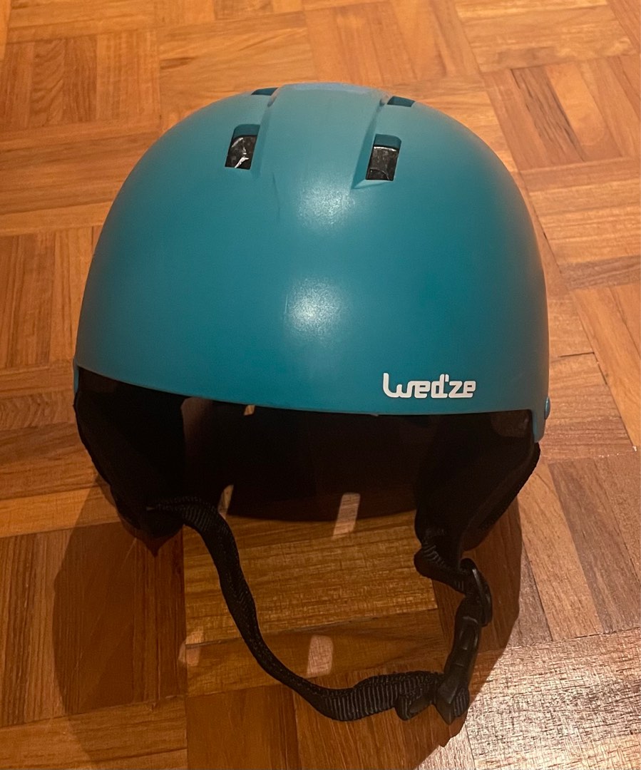 Decathlon ski helmet blue 5356 cm, Sports Equipment, Other Sports