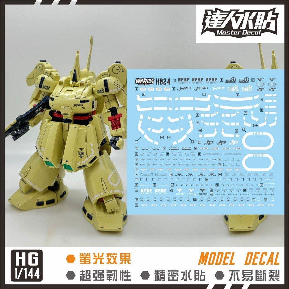 [DL] HG / HGUC The O Gundam Fluorescent Waterslide Decal 1/144 by Master (Category: Gundam Model Kits) located in Singapore. Submitted by gunpla (Listing ID 1271664413, Image 1). Description: ⚡Buy 9 get 1 free + FREE mail! - (can mix waterslides on my other listings) 🔥 Buy 3 free mail! - (can mix waterslides on my other listings) BNIB. No meetup. Postage is $2. 3 pieces and above free postage. Can mix with other eligible items from my listings. 