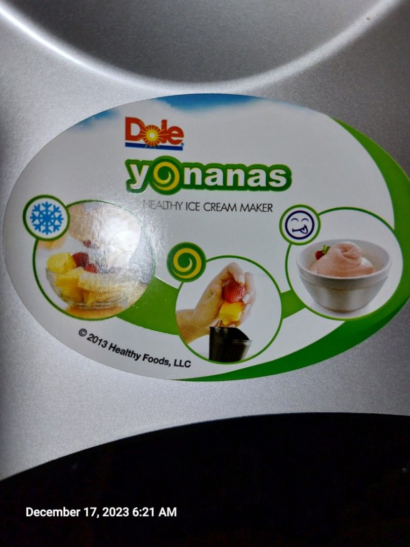 dole ice cream maker