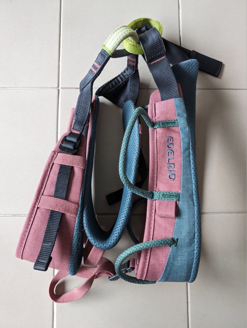 Harness Matching Loop Adjustable Leg Loop Harness Women's Climbing Harness - Mint Color ...