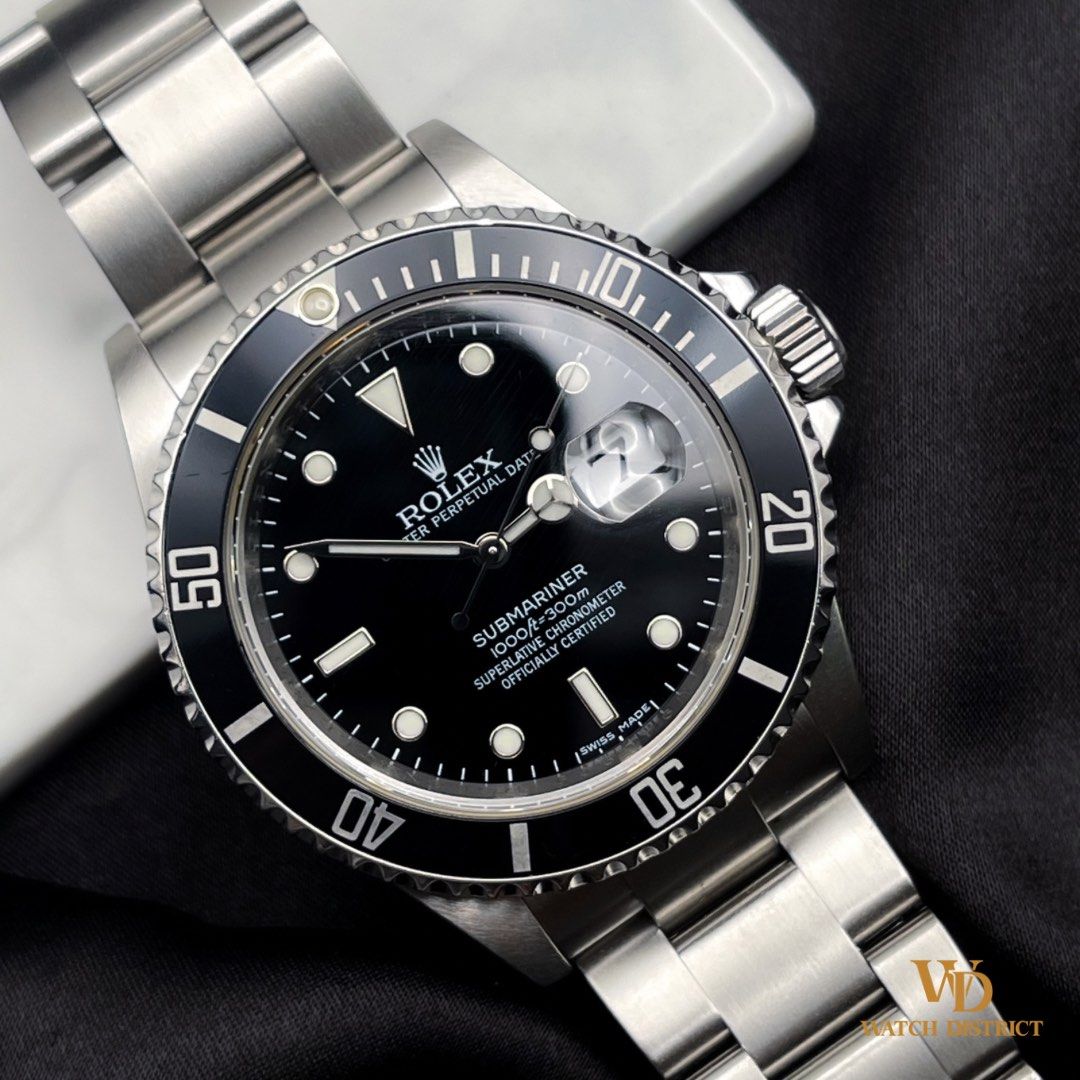 ENGRAVED REHAUT 2008 Full Set 40mm Rolex Submariner Date 16610