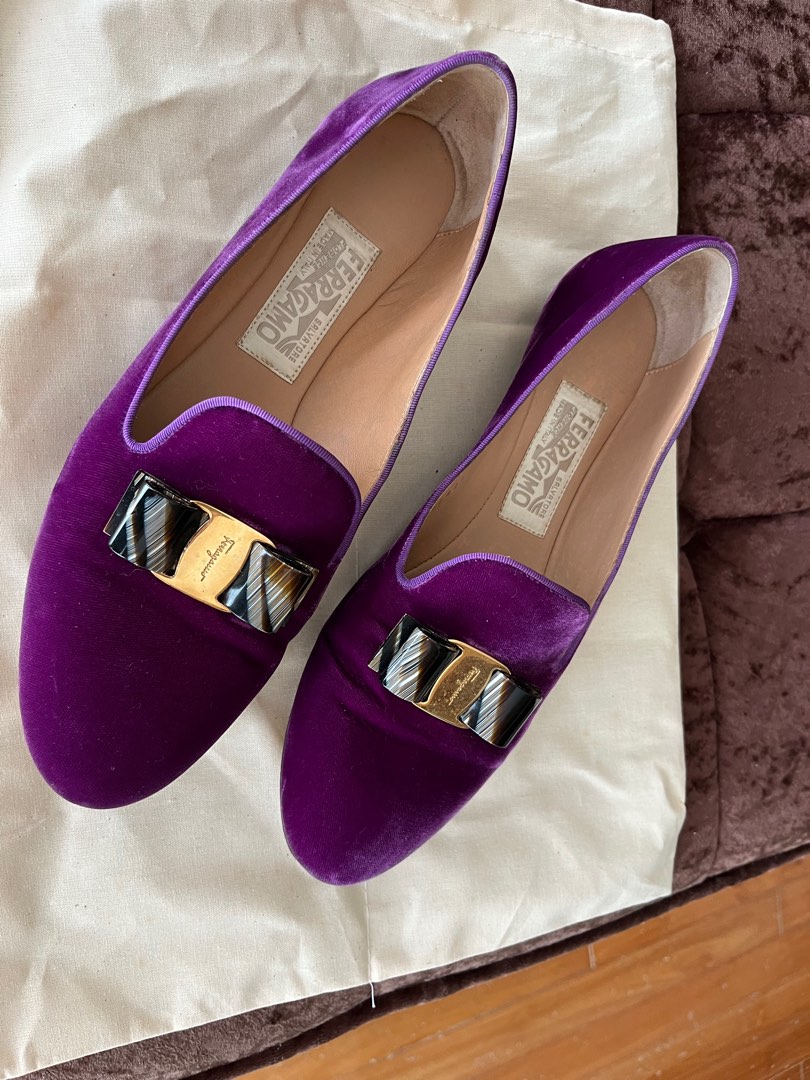 Purple velvet dress shoes online