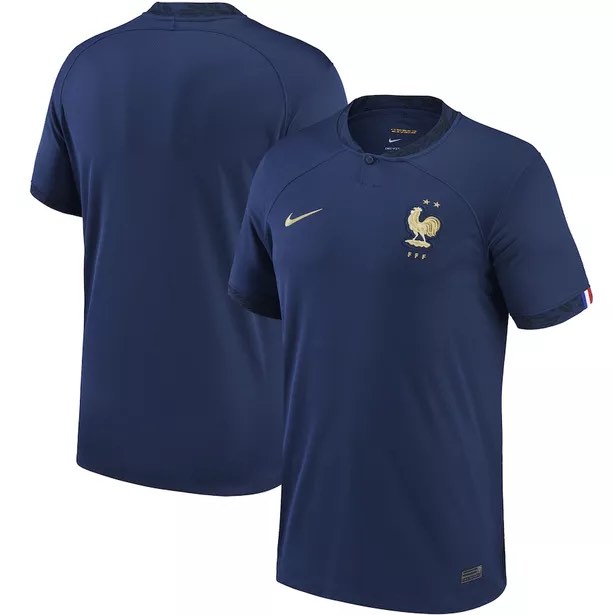 France 2022 World Cup Home Jersey M Men s Fashion Activewear