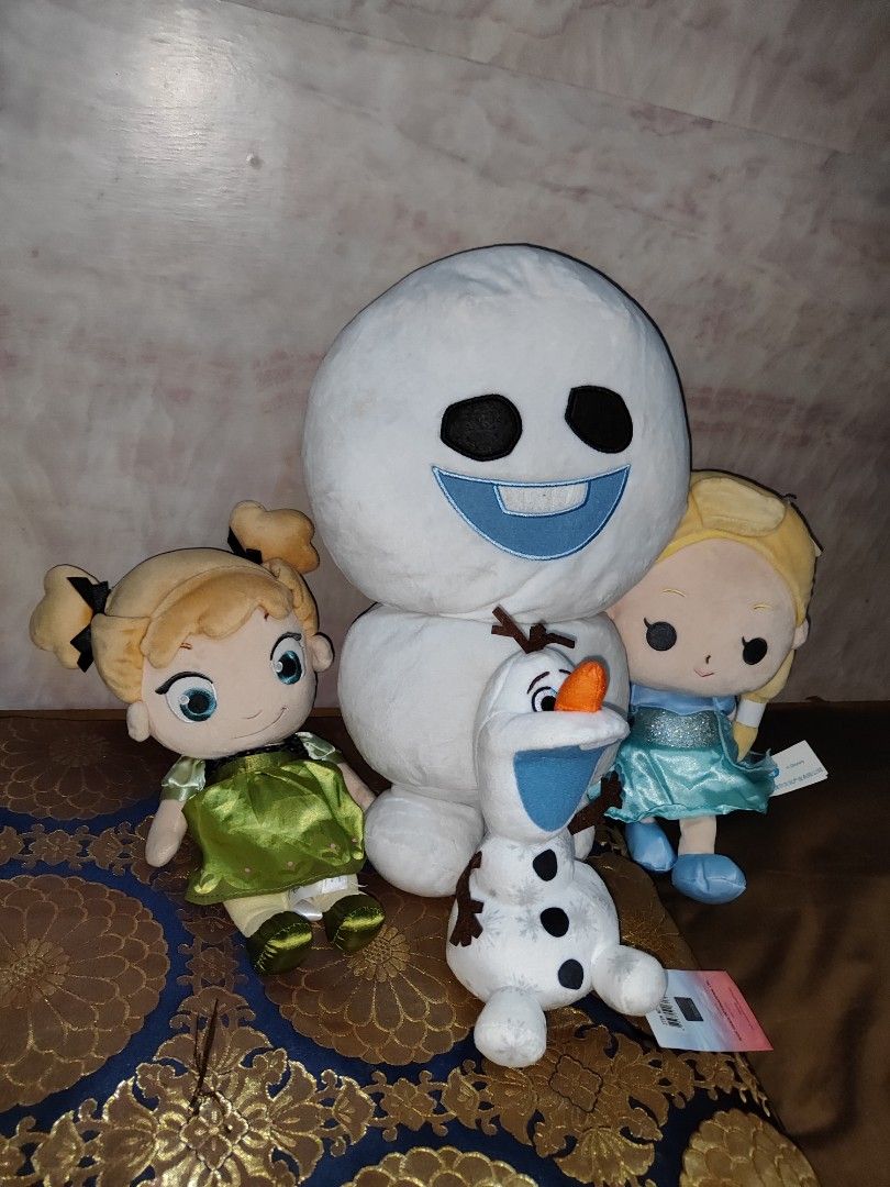 Frozen Bundle Plushie Toys, Hobbies & Toys, Toys & Games on Carousell