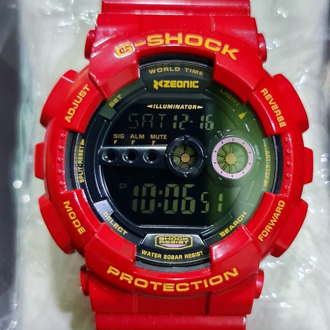 G shock best sale gd 100 gundam