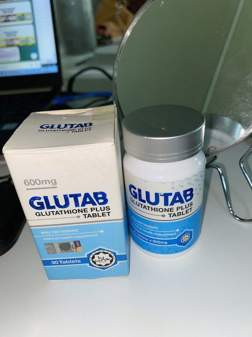 Glutab Original HQ (Glutathione), Health & Nutrition, Health Supplements,  Vitamins & Supplements on Carousell