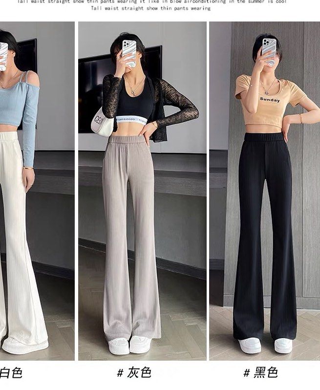Grey Sweatpants, Women's Fashion, Bottoms, Other Bottoms on Carousell