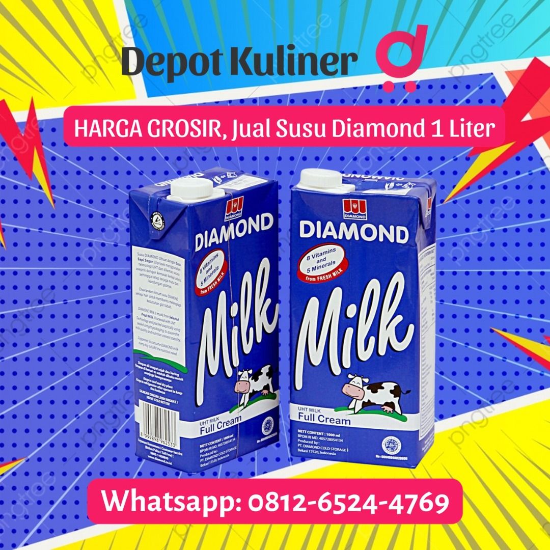 GROSIS MEDAN, WA: 0812-6524-4769 Jual Susu Uht Diamond 1 Liter di