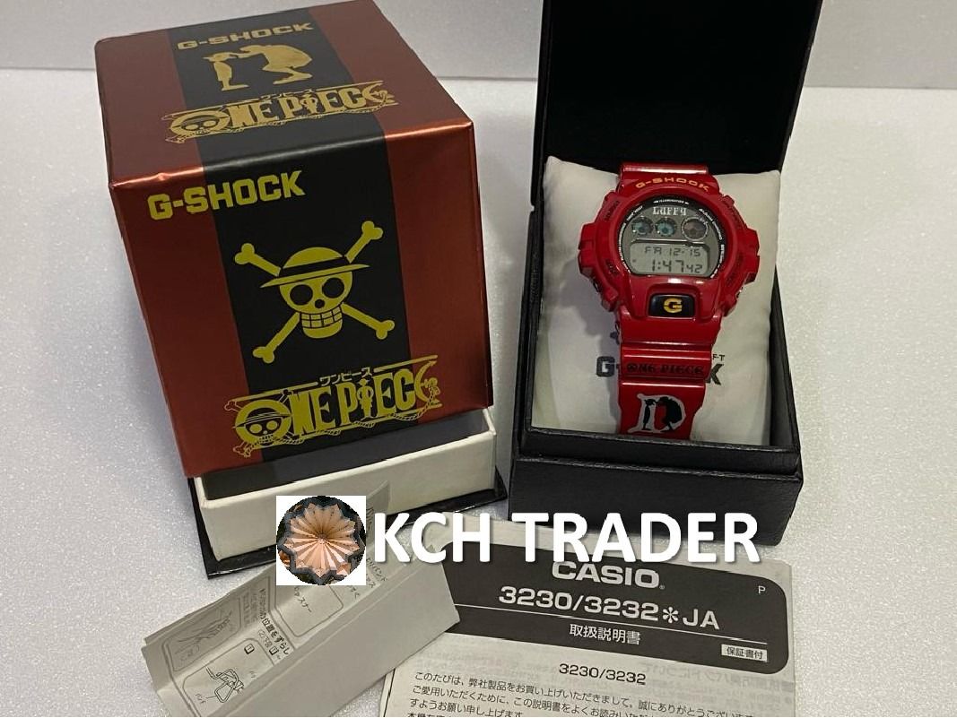 G Shock X One Piece Monkey D Luffy DW 6900FS Limited Edition