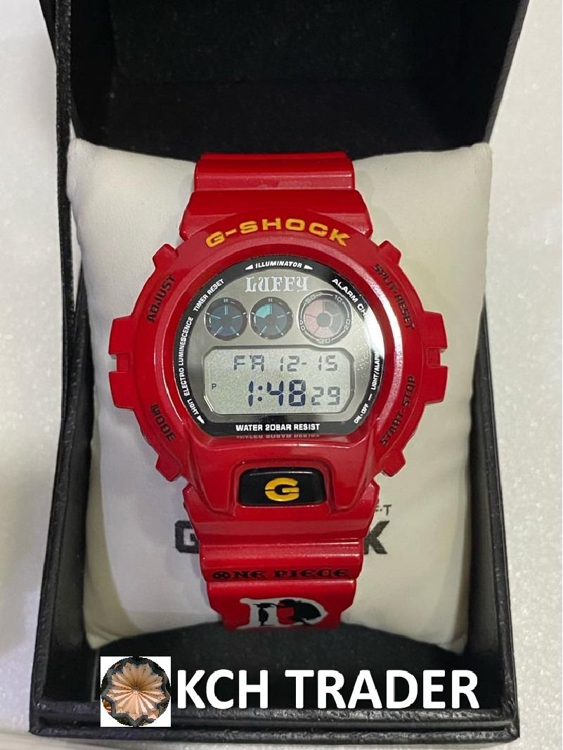 G Shock X One Piece Monkey D Luffy DW 6900FS Limited Edition