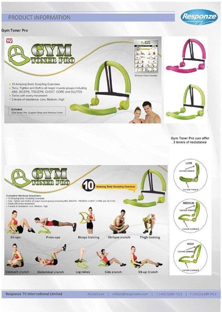 Pro toner gym store