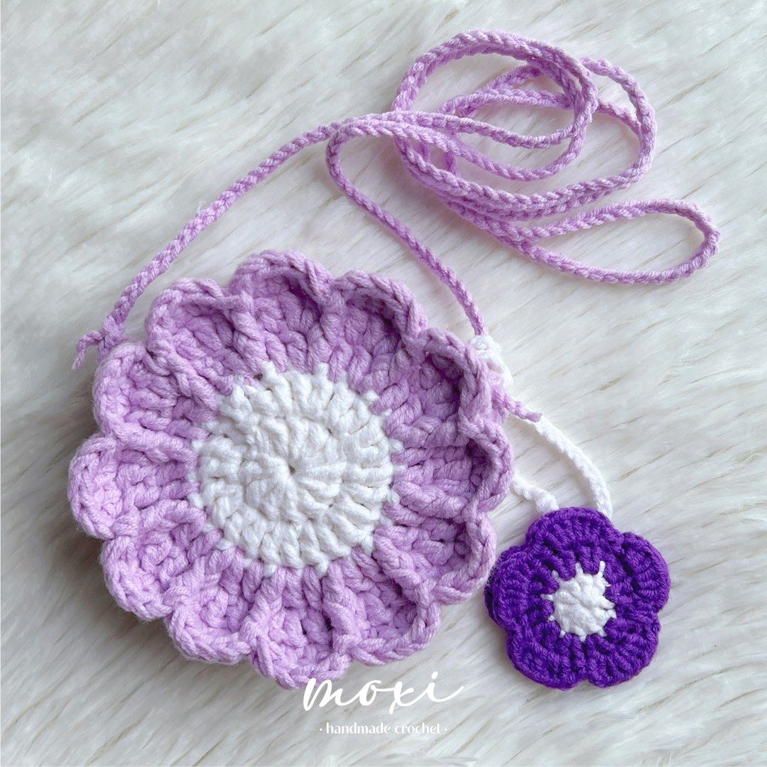Handmade Crochet Baby Sling Bag