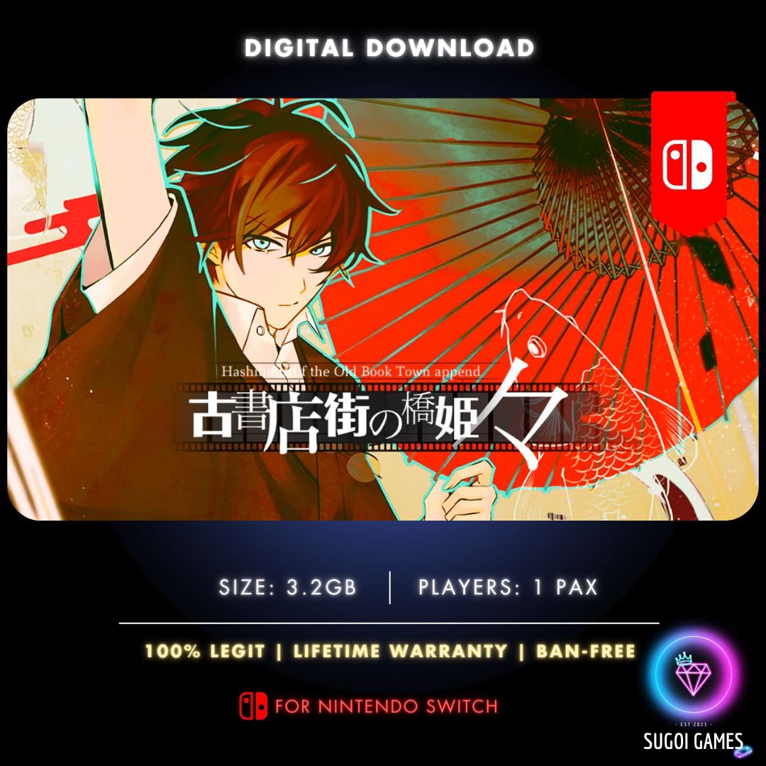 Hashihime Of The Old Book Town Append Nintendo Switch Digital Download Video Gaming