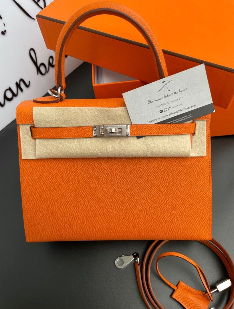 Hermes kelly 25 orange hotsell