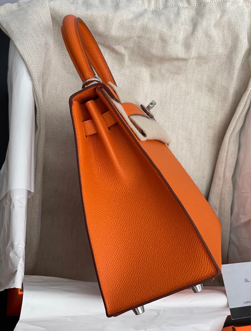 Hermes kelly shop 25 orange