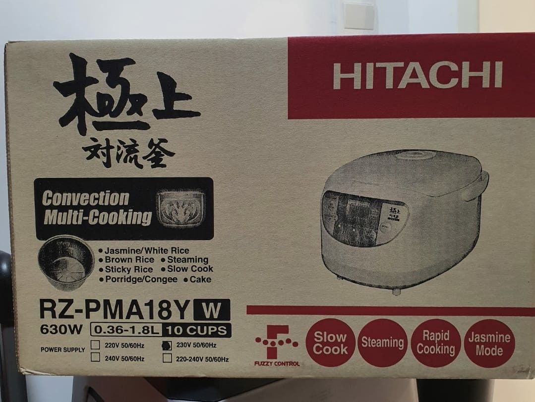 Hitachi Rice Cooker 1.8L (Brand new), Furniture & Home Living