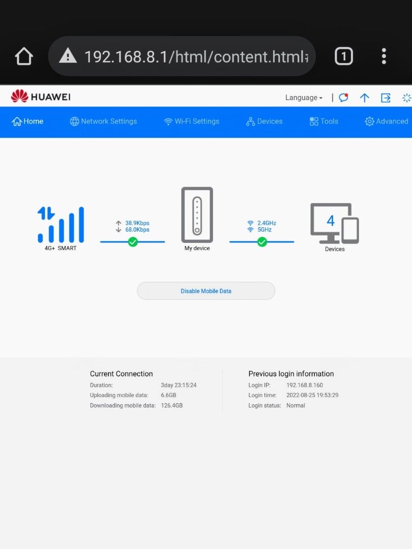 Huawei 4G+ B818 Router, Computers & Tech, Parts & Accessories ...