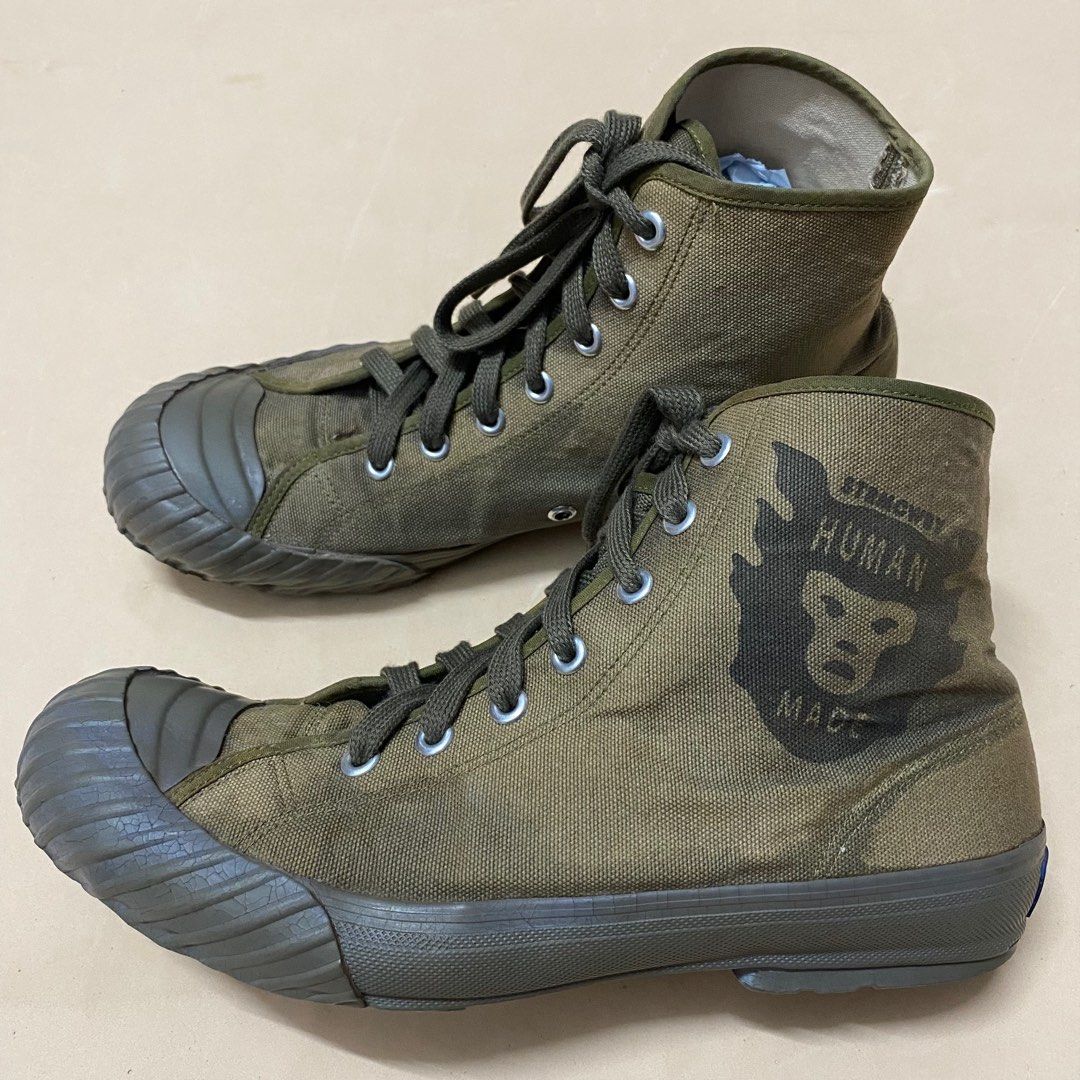 Army store canvas shoes