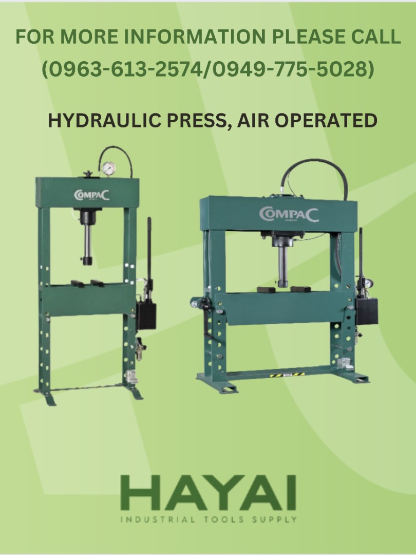 HYDRAULIC PRESS AIR OPERATED, Commercial & Industrial, Construction