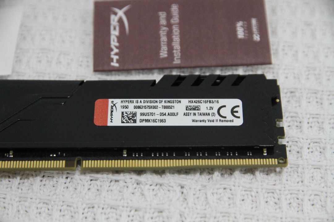 HyperX Fury DDR4 16G RAM