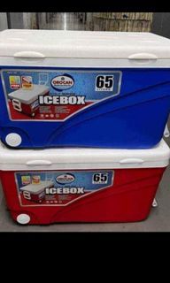 Ice box cooler 65 liters with wheels