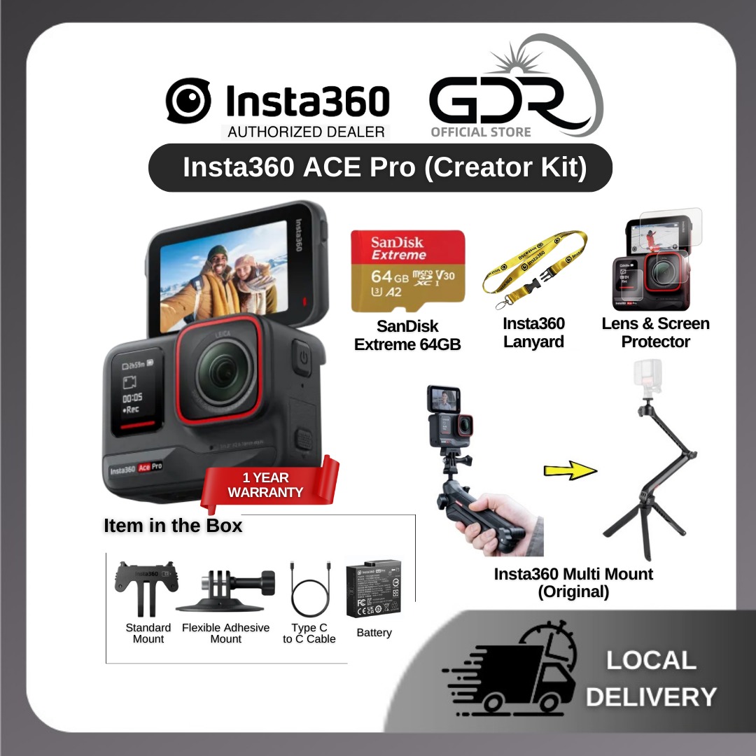 Insta360 Ace Pro クリエイターキット レンタル] Insta360 Ace