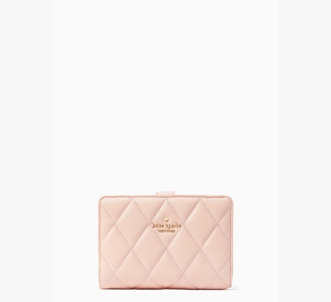 Pink and black kate sales spade wallet