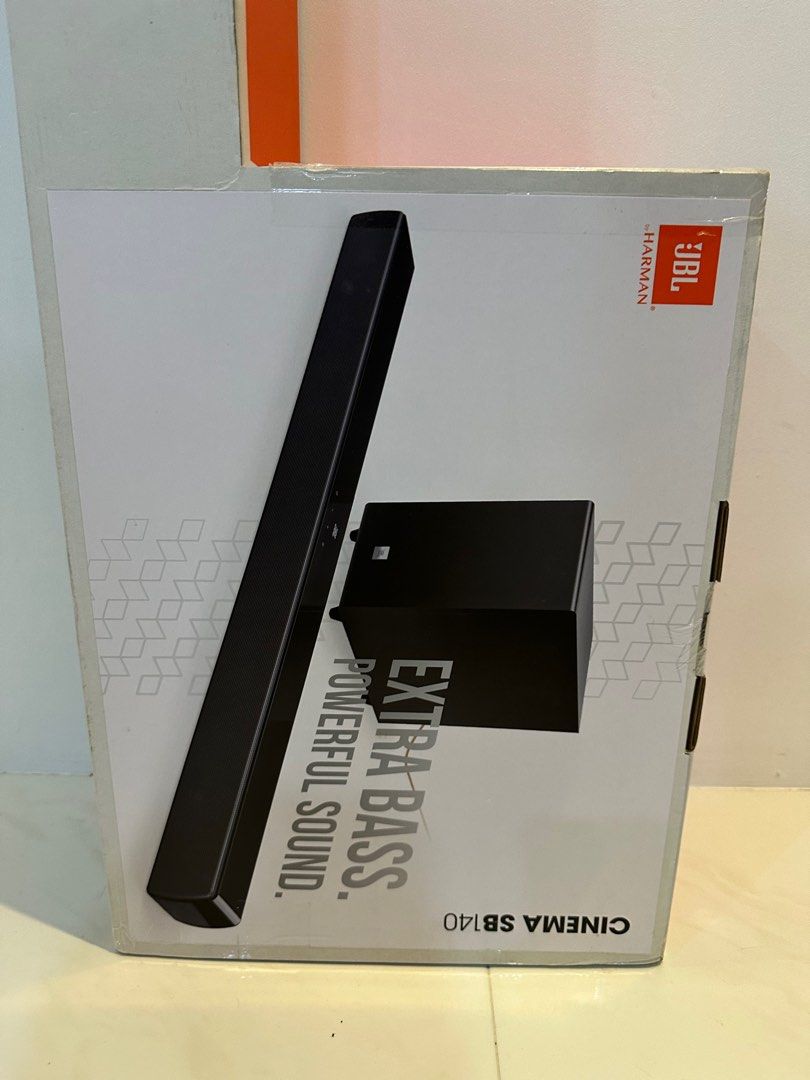 JBL Cinema SB140 2.1 Channel Soundbar with Wired Subwoofer, Audio