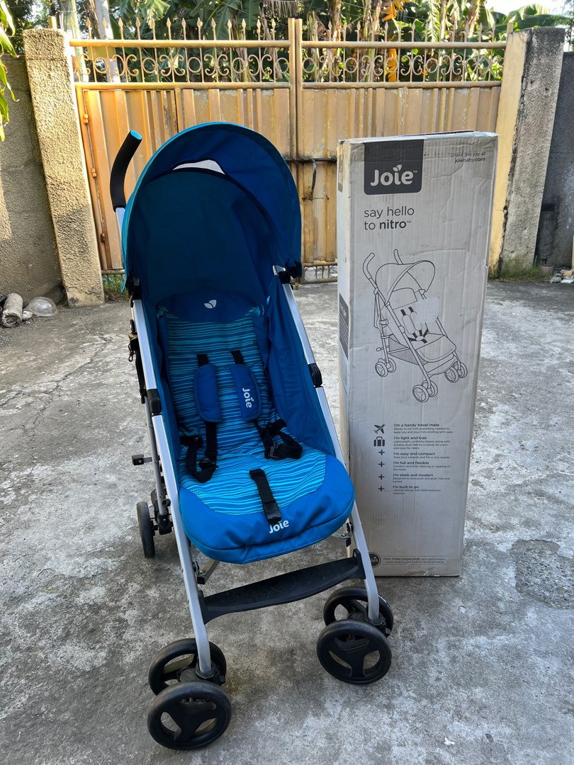 Joie nitro stroller skewed lines blue clearance