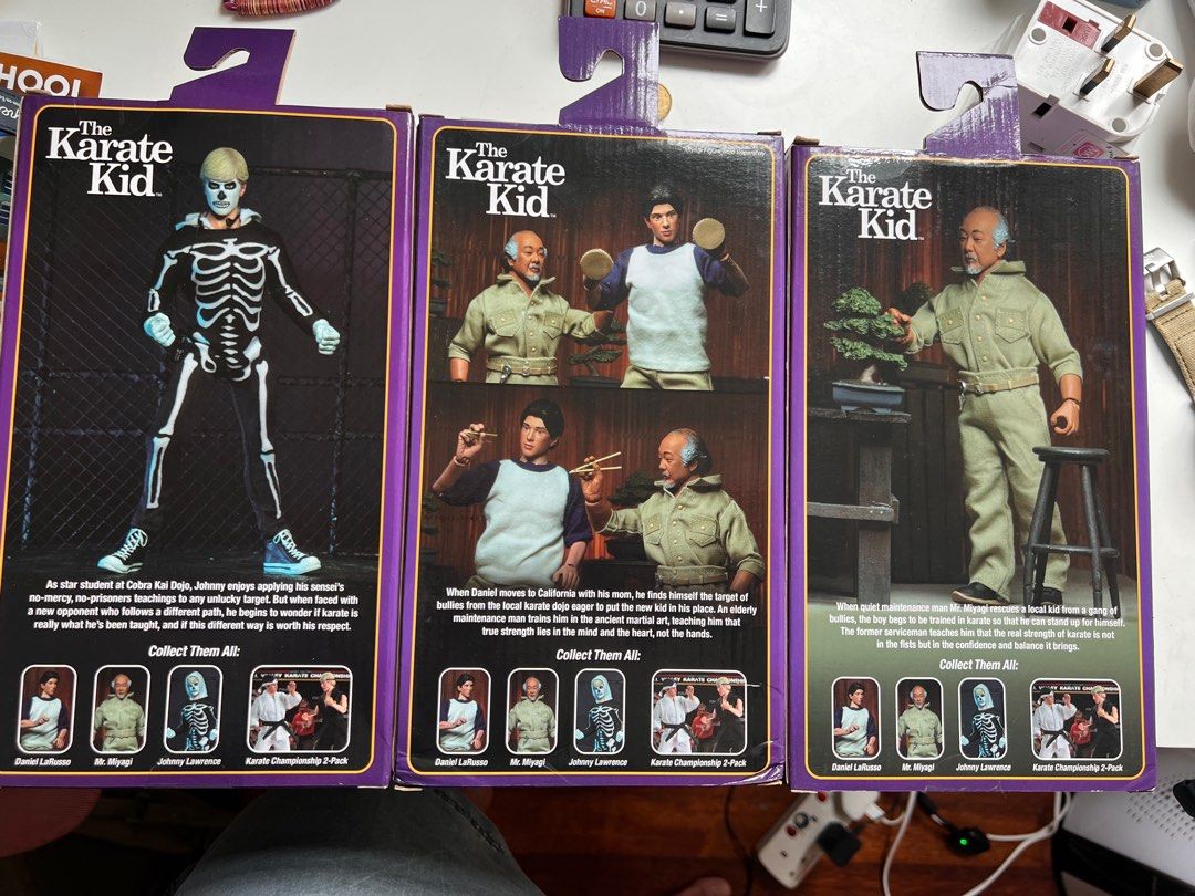 Neca karate store kid action figures