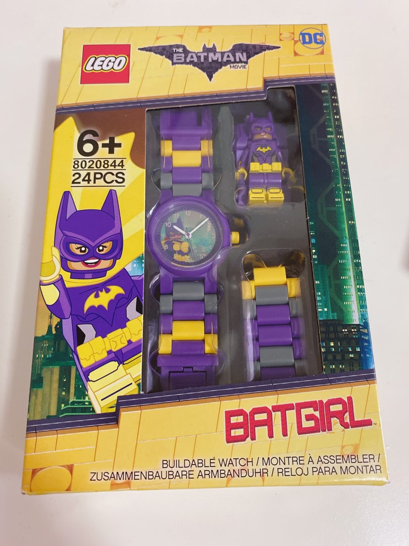 LEGO Kids Batgirl Analogue Quartz Watch with Plastic Strap