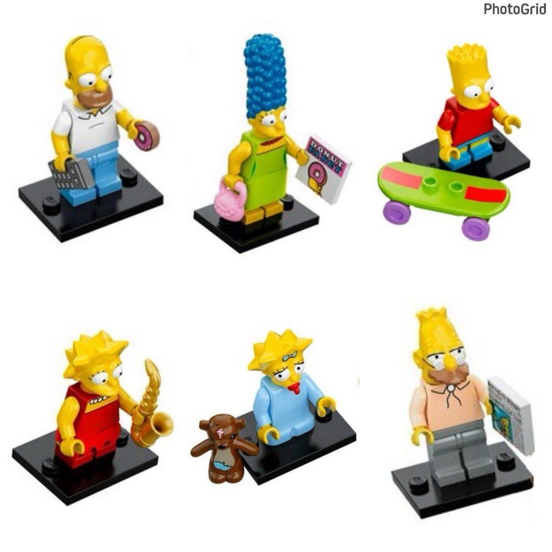 Lego simpsons cheap family