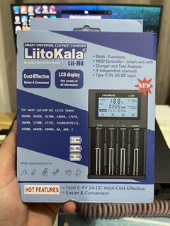 LiitoKala Lii-M4 LCD Display Smart Battery Charger