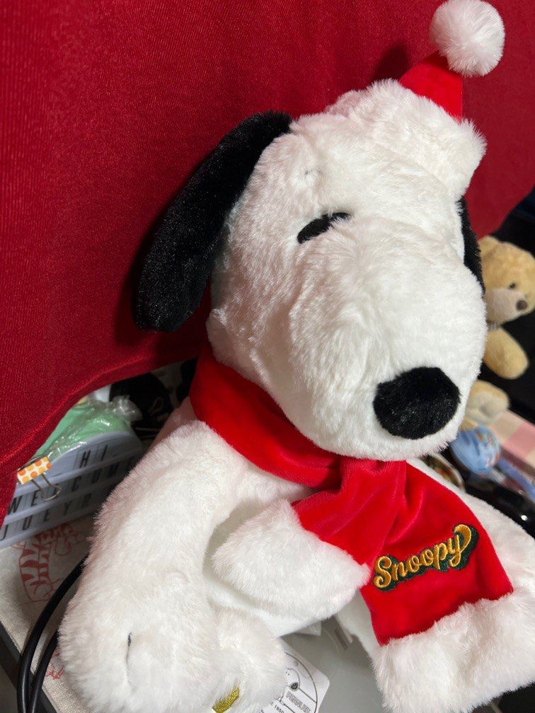Limited Edition Christmas Snoopy Peanuts Plush, Hobbies & Toys, Toys ...