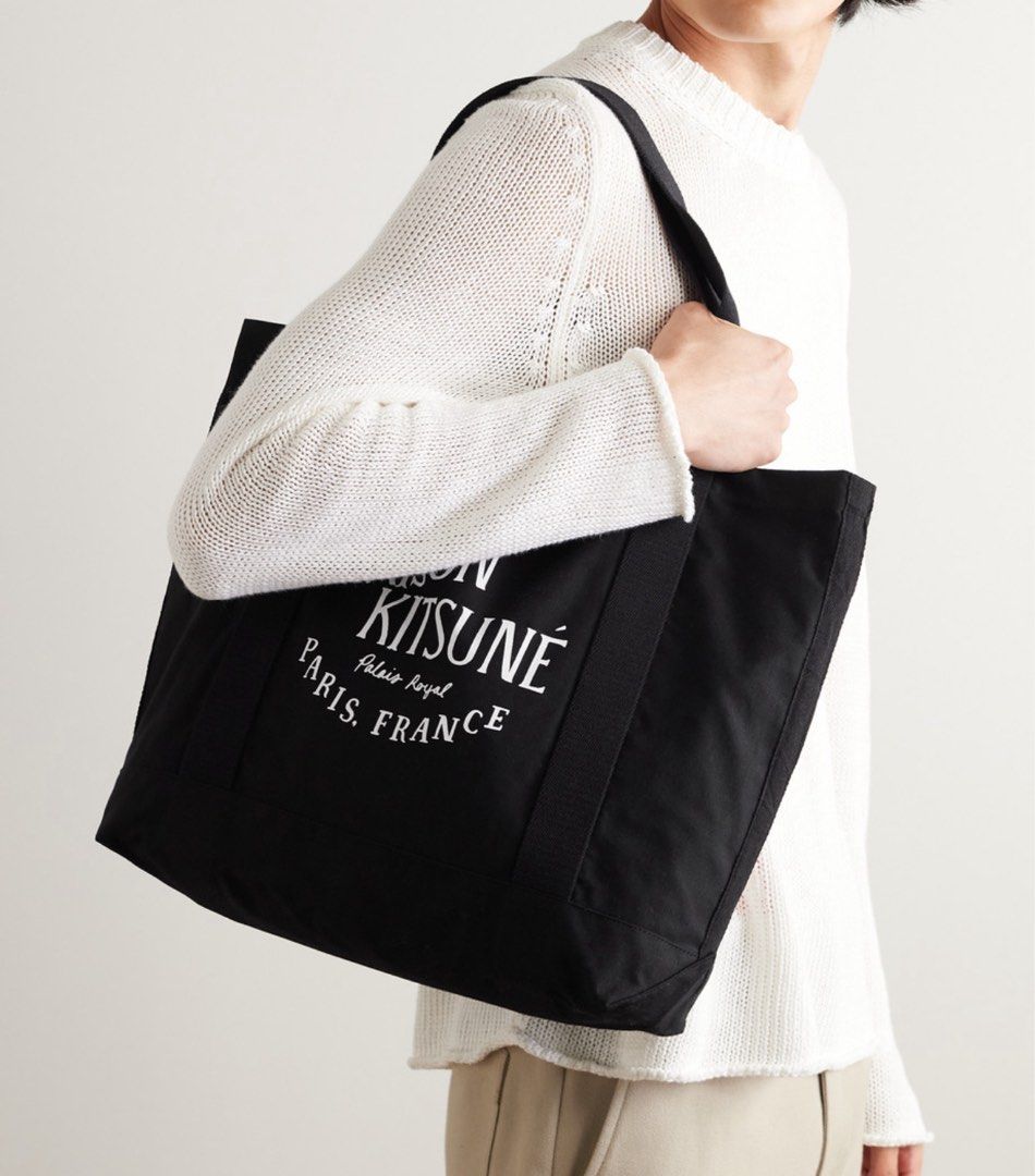 Maison kitsune tote backpack best sale