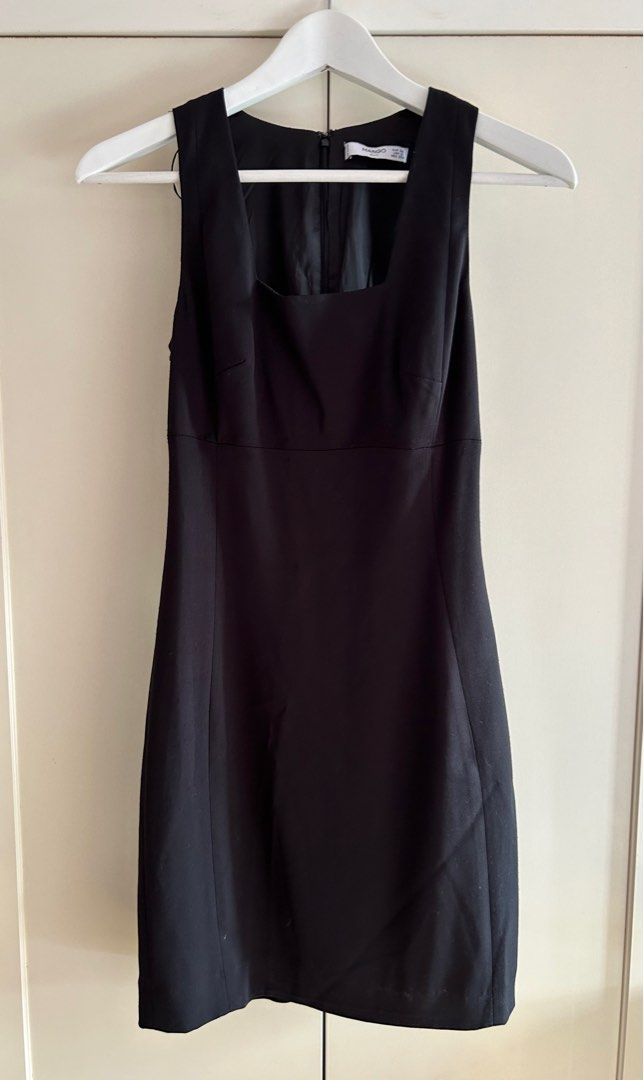 Mango Suit dress black