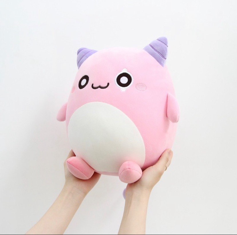 [ONHAND] OFFICIAL MAPLESTORY PINK BEAN PLUSH DOLL, Hobbies & Toys ...