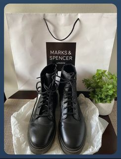 Marks & Spencer Leather Combat Boots