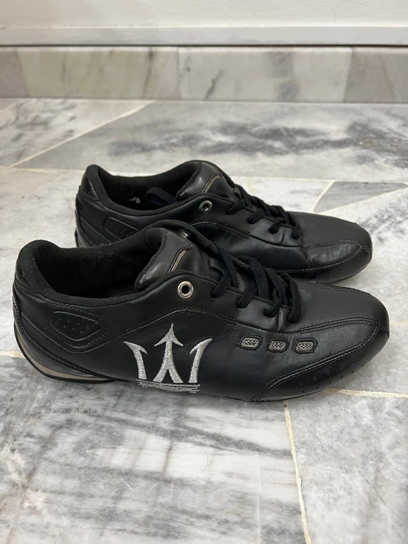 Zapame Low Heel Shoes in Maserati Nero – Olivia May