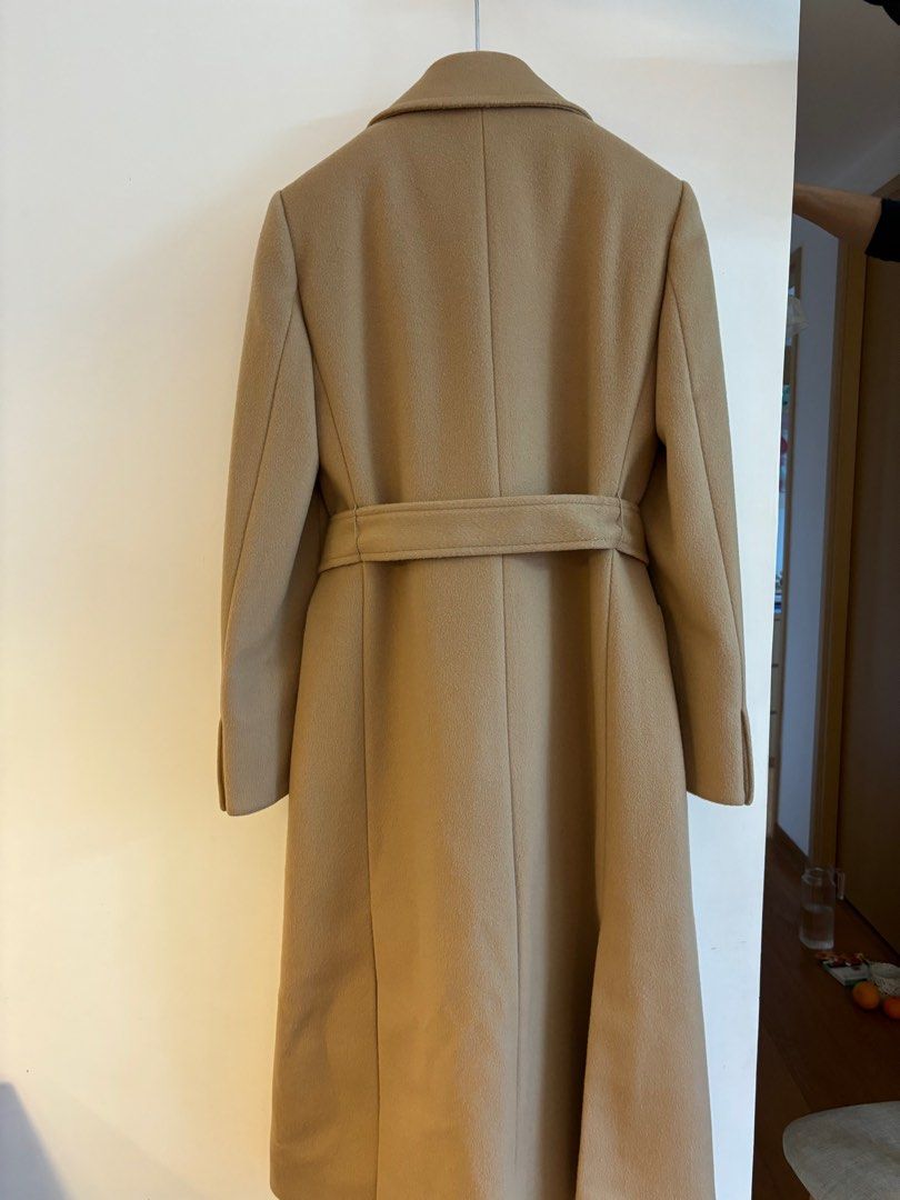 MAX Co. Camel Coat with teceipt Carousell
