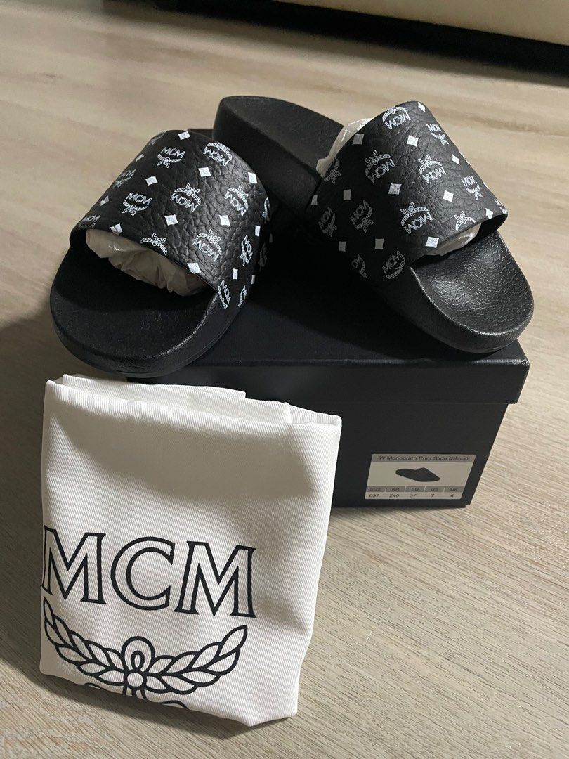 Mcm slides for men outlet