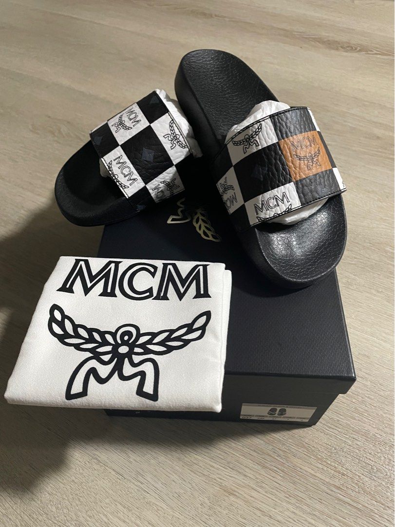 MCM Woman Slides Size 37 Brand New Men s Fashion Footwear