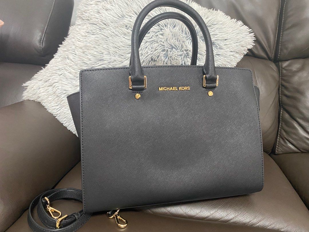 MK black selma discount