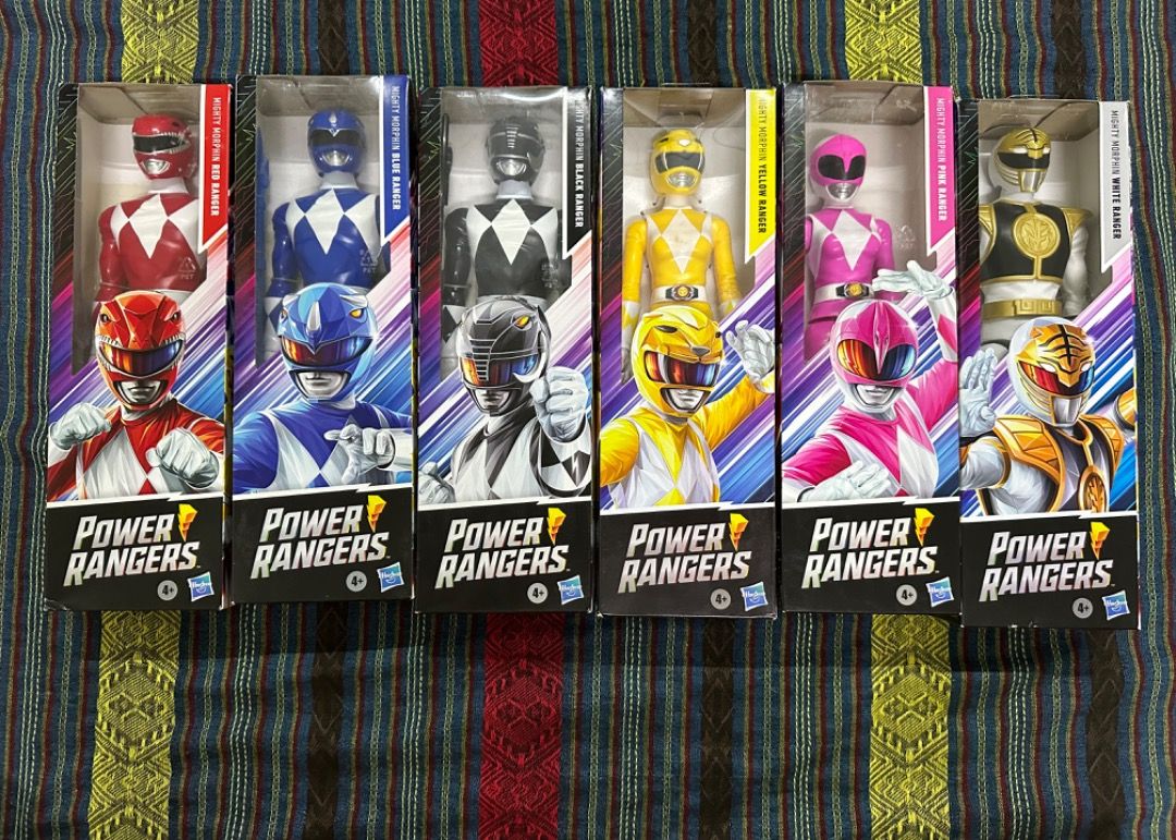 MIGHTY MORPHIN POWER RANGERS FULL SET, Hobbies & Toys, Toys & Games on ...