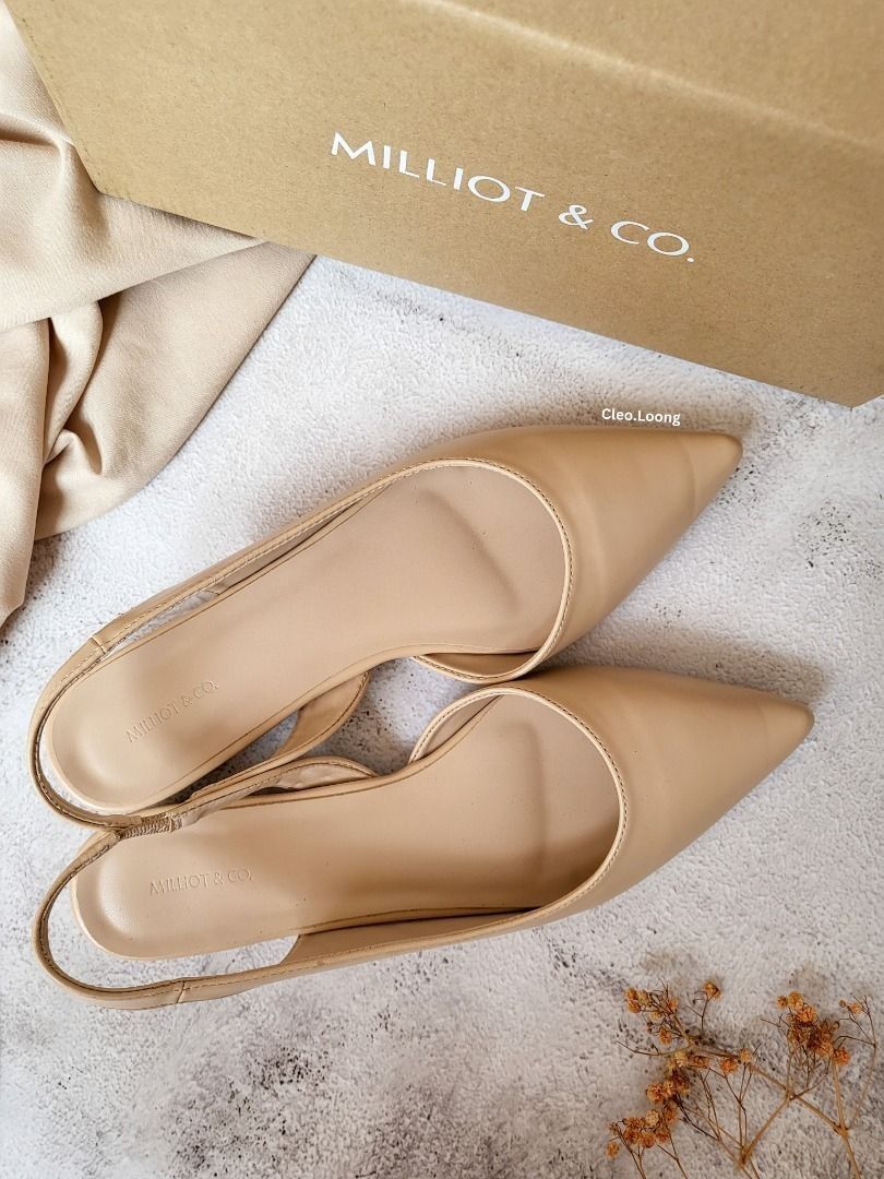 Milliot Co Ayn Pointed Toe Heels, Women's Fashion, Footwear