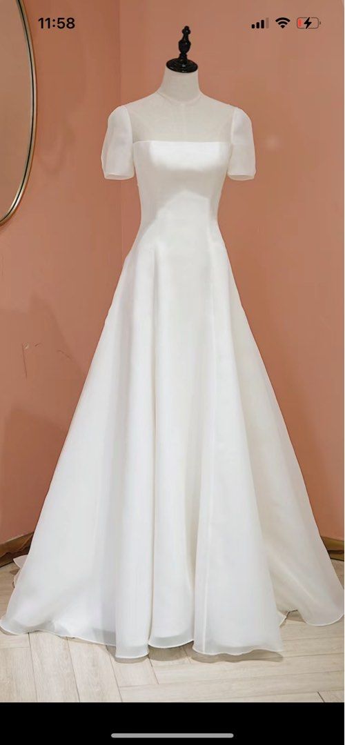 White dress for 2025 small wedding